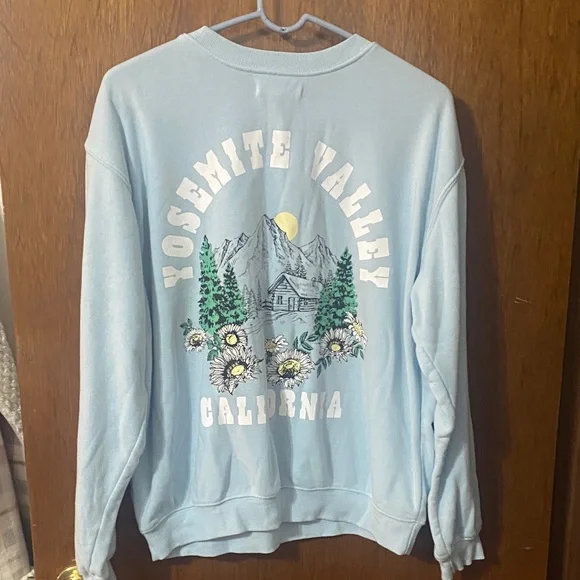 Grayson Threads Light Blue California Sweatshirt - Picture 3 of 4